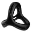 Ерекційне кільце Boss Series Timer Black Cock Ring, чорне - Фото №2