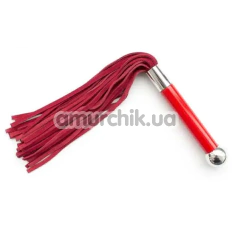 Флогер DS Fetish Flogger Leather, червоний - Фото №1