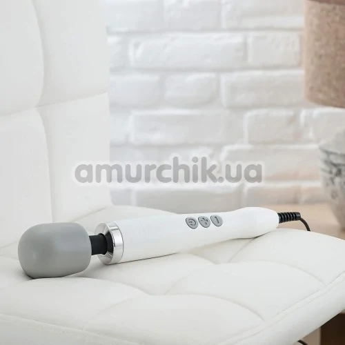 Універсальний вібромасажер Doxy Plug-In Vibrating Wand Massager, білий