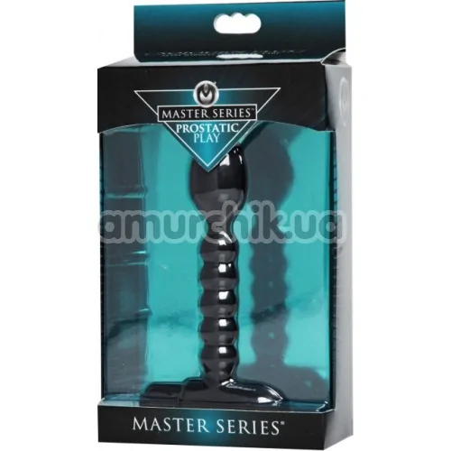 Вибростимулятор простаты Master Series Prostatic Play, черный