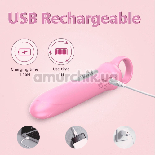 Клиторальный вибратор Odeco Every Night Toys Merry, розовый