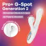 Вібратор з вакуумним стимулятором Satisfyer Pro+ G-Spot Generation 2, білий - Фото №8