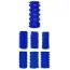Набір з 7 насадок на пеніс Get Lock Penis Sleeve Kits, синій - Фото №1