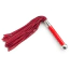 Флогер DS Fetish Flogger Leather, червоний