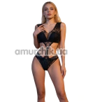 Боди Star Night V-Shape Bodysuit, черное - Фото №1