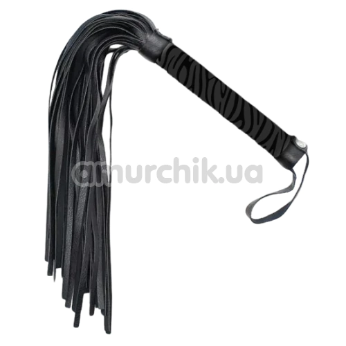 Флоггер DS Fetish Zebra Flogger, черный