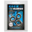 Набір з 3 ерекційних кілець Cock Rings Set Yvonne, чорний - Фото №8