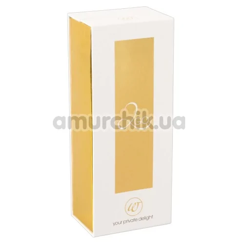 Симулятор орального секса для женщин Womanizer 2Go, бело-золотой