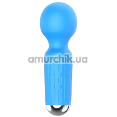 Универсальный вибромассажер Boss Series Rechargeable Mini Massager, голубой - Фото №1
