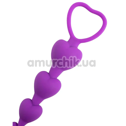 Анальная цепочка Fantasy Toys Anal Beads Challenge, фиолетовая