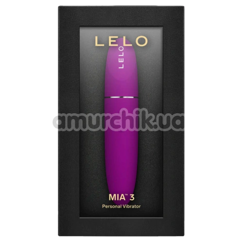 Вібратор Lelo Mia 3 Deep Rose (Лело Міа 3 Діп Роуз), пурпурний