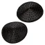 Украшения для сосков Radiance Round Pasties, черные - Фото №2