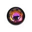 Анальная пробка с радужным кристаллом Matrix Mont Tungsten Black Gem Metal Plug M, черная - Фото №3