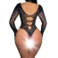 Боді Star Night Open Leo Bodysuit, чорне - Фото №4