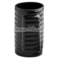 Вібронасадка на пеніс Vibrating Jack Off Sleeve, чорна - Фото №1