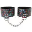 Фіксатори для ніг Ouch! Printed Ankle Cuffs Old School Tattoo Style, чорні - Фото №2