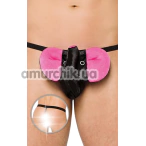 Труси-стрінги чоловічі Thong чорні слоник (модель 4445) - Фото №1