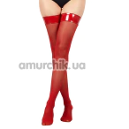 Чулки Art of Sex Rose Lacquered, красные - Фото №1