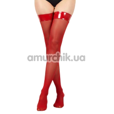 Панчохи Art of Sex Rose Lacquered, червоні - Фото №1