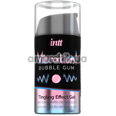 Возбуждающий гель с эффектом вибрации Intt Vibration Bubble Gum Tingling Effect Gel - жвачка, 15 мл - Фото №1