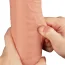 Фаллоимитатор Dual-Layered Silicone Nature Cock LVTOY454, телесный - Фото №8