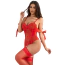 Боді Star Night Ribbon Body With Garters, червоне - Фото №3