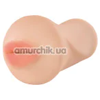Симулятор орального сексу Fuck Me Silly To Go Deep Throat Cocksucker, тілесний - Фото №1