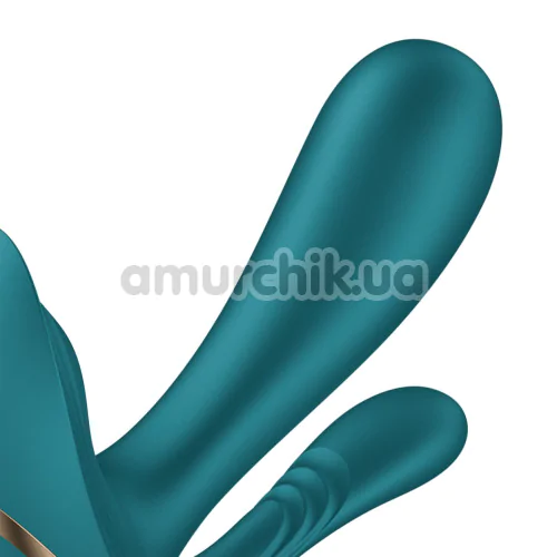 Вибратор Satisfyer Top Secret + Battery Powered, зеленый