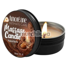 Массажная свеча Amoreane Massage Candle Praline Rocher - пралине, 30 мл - Фото №1