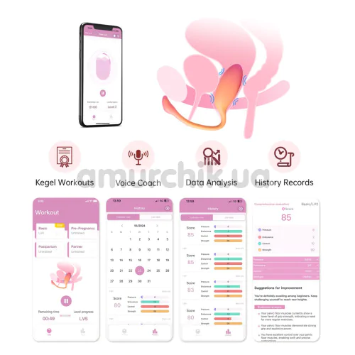 Вибратор Magic Motion Magic Flamingo Max, розовый