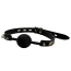Кляп DS Fetish Mouth Silicone Ball Gag, чорний - Фото №2