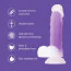 Фаллоимитатор So Divine Glorious 7, фиолетовый - Фото №8
