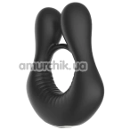 Виброкольцо для члена Ramrod Strong Vibrating Cockring With 2 Motors, черное - Фото №1