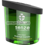 Свеча для массажа Senze Arousing Massage Candle - лимон/перец/эвкалипт, 50 мл - Фото №1