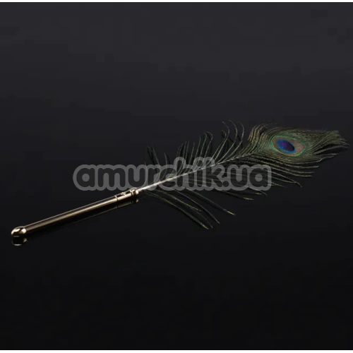 Набір пір'їнок для пестощів Lockink Natural Peacock Flirting Feather Tickler, райдужний