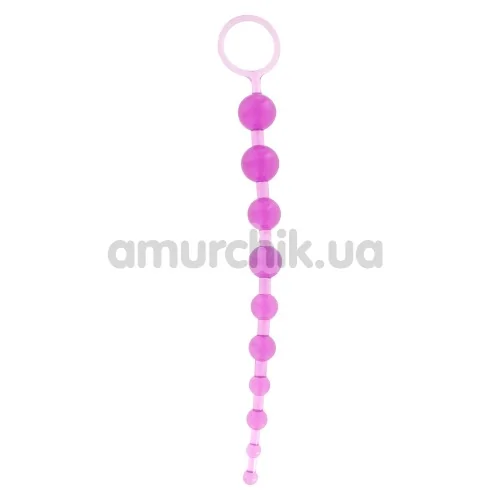 Анальные бусы Thai Toy Beads фиолетовые - Фото №1