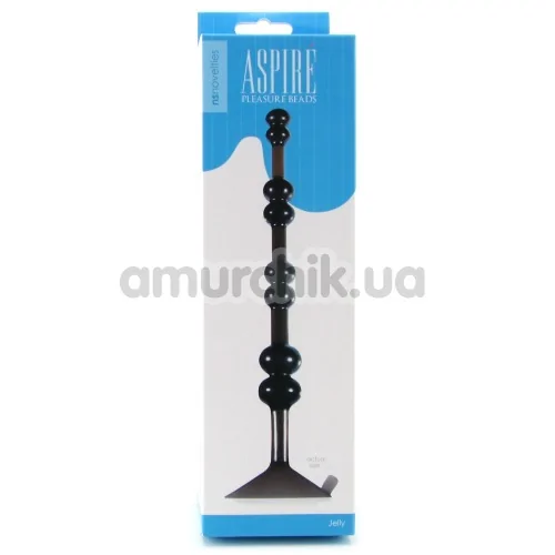 Анальний ланцюжок Aspire Pleasures, чорний