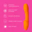 Вібратор для точки G So Divine Pash Ribbed Vibrator, помаранчевий - Фото №5