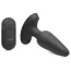 Анальная пробка с вибрацией Booty Sparks 28X Laser Heart Anal Plug With Remote Control Medium, черная - Фото №1
