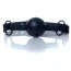 Кляп Boss Series Fetish Knebel-Ball Gag з великими кільцями, чорний - Фото №2