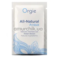 Лубрикант Orgie All-Natural Acqua, 2 мл - Фото №1