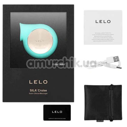 Звуковой симулятор орального секса для женщин Lelo Sila Cruise (Лело Сила Круз), бирюзовый