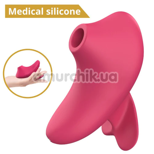 Симулятор орального сексу для жінок Sweet Play Clitoral Suction Vibrator A15, рожевий