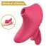 Симулятор орального сексу для жінок Sweet Play Clitoral Suction Vibrator A15, рожевий - Фото №10