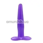 Анальна пробка Butt Hungry Silicon Anal Tool, фіолетова - Фото №1