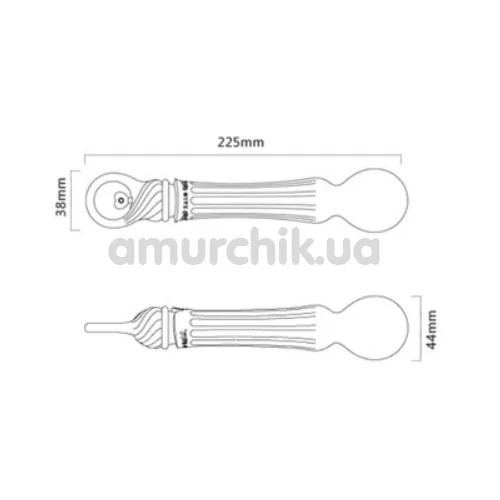 Універсальний вібромасажер з підігрівом Zalo Confidence Pre-Heating Wand Massager, рожевий