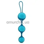 Вагінальні кульки Key Stella III Graduated Kegel Ball Set, блакитні - Фото №1