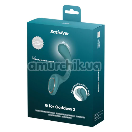 Вибратор для точки G Satisfyer G For Goddess 2, зеленый