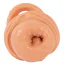 Мастурбатор-насадка Nature Skin 2 in 1 Extension + Masturbator M, тілесний - Фото №9