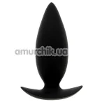 Анальная пробка Bootyful Silicone Unisex Small, черная - Фото №1